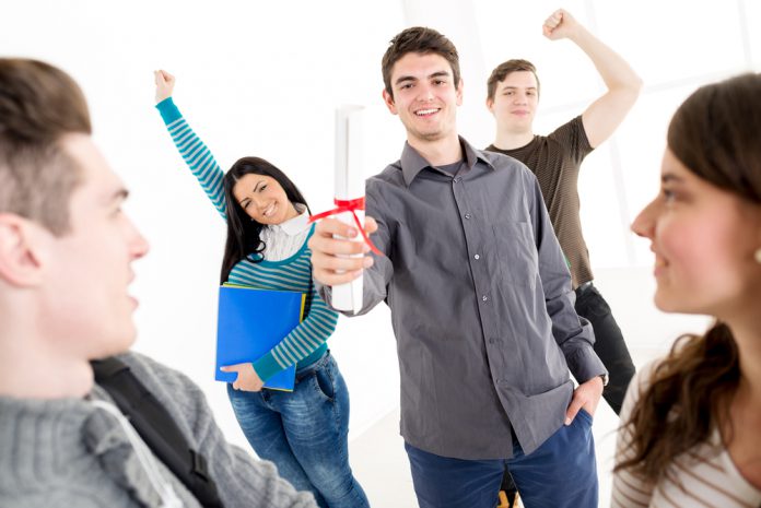 Successful Man Student